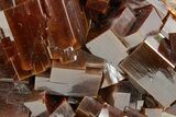 Top Quality, Deep Red Vanadinite Crystal Cluster - Large Crystals #368114-1